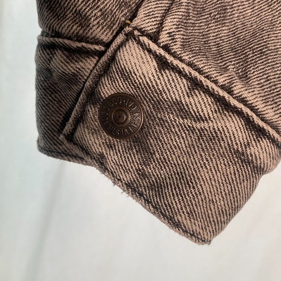 LEVI'S PREMIUM STONEWASHED SHERPA LINED DENIM JACKET SIZE MENS MEDIUM - Picture 2 of 16